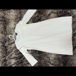 Theory white midi dress, size 6